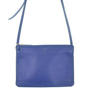 Celine Trio Crossbody Bag Navy Blue